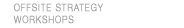 OFFSITE STRATEGY WORKSHOPS